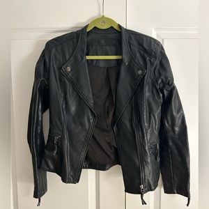 BlankNYC Cropped Faux Leather Jacket Size S